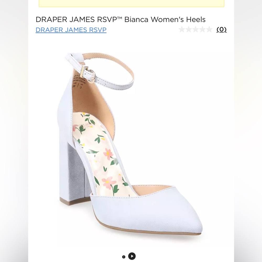 Size 8, brand new out of box. Never worn. Beautiful color